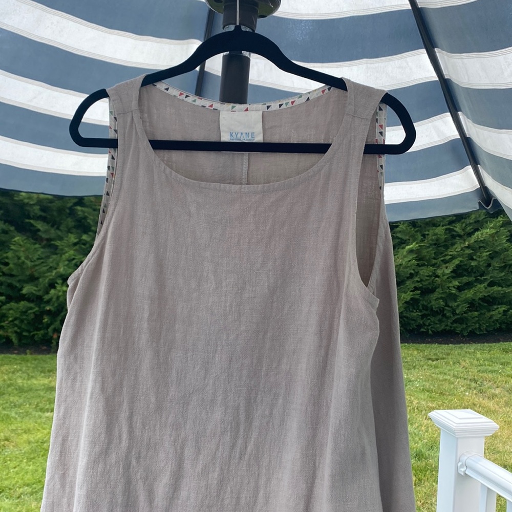 Linen Long sheath dress☀️
